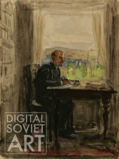 Lenin at His Desk – Без названия