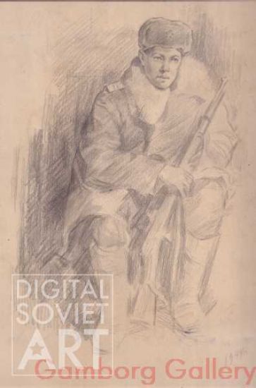 Portrait of Sergeant Krylov – Старший саржант Крылов Ник. Иван.