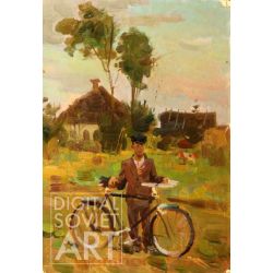 Young Man with Bicycle – Без названия