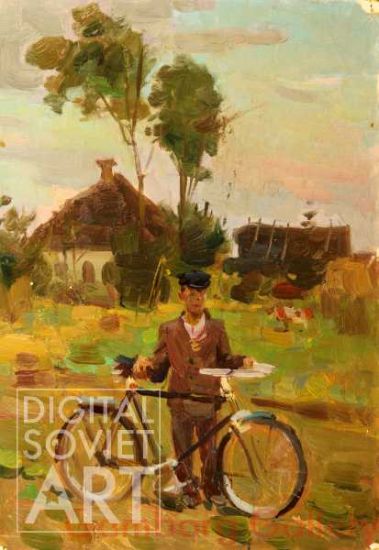 Young Man with Bicycle – Без названия