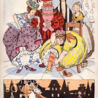 Golts Nika, 1956, "Cinderella" ("The Little Glass Slipper"), Folk Tale / Гольц Ника, 1956, "Золушка", Народная сказка