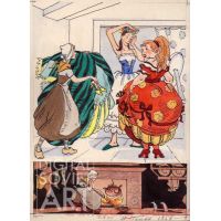 Cinderella ("The Little Glass Slipper"), Folk Tale – Золушка, Народная сказка