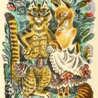 Dmitrieva Galina, 1977, "The Cat and the Fox ", Russian Folk Tale  / Дмитриева Галина, 1977, "Кот и лиса", Русская народная сказка