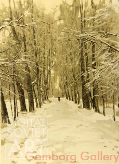 Winter Alley – Аллея зимой