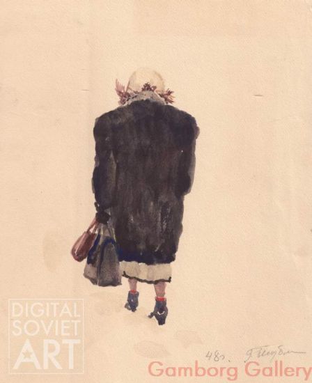 Woman in Fur Coat – Без названия