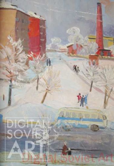 Moscow Winter Scene – Москва зимой